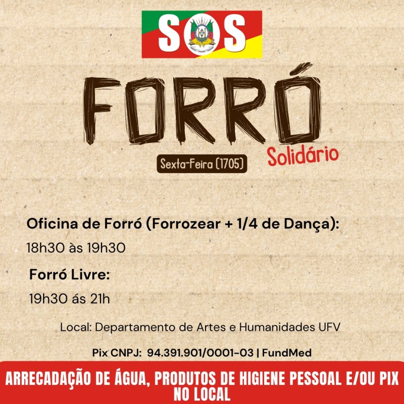 SOS Forró Solidário&nbsp;#AjudeoRS